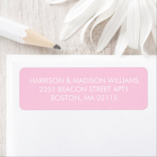 Breast cancer awareness month pink white address