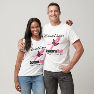Breast Cancer AWARENESS Month Ribbon T-Shirt