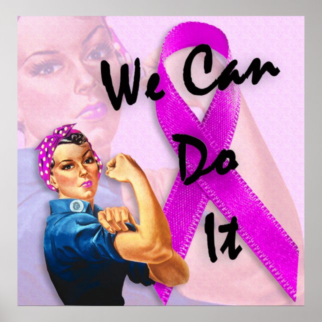 Breast Cancer Awareness Month, Rosie the Riveter Poster (Front)