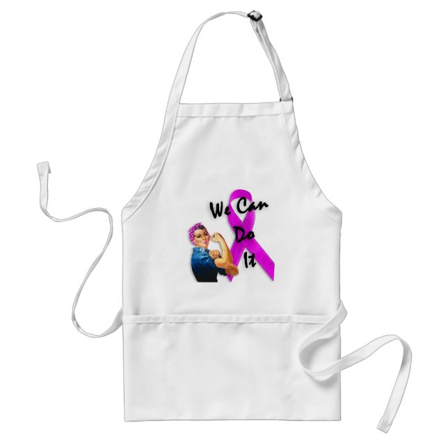 Breast Cancer Awareness Month, Rosie the Riveter Standard Apron (Front)
