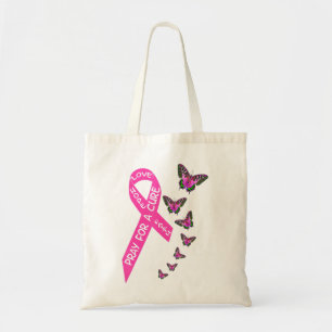 Breast Cancer Awareness Month Women Religious Butt Tote Bag