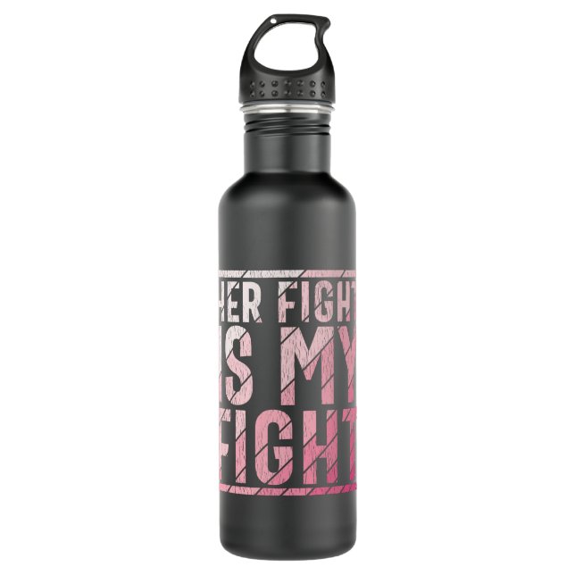 Breast Cancer Awareness Mother Daughter Sister 710 Ml Water Bottle (Front)