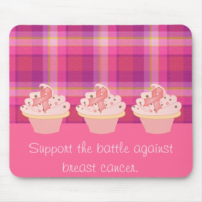 Breast Cancer Awareness Mouse Mat (Front)