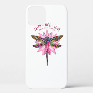 Breast Cancer Awareness Native Dragonfly Faith Hop Case-Mate iPhone Case