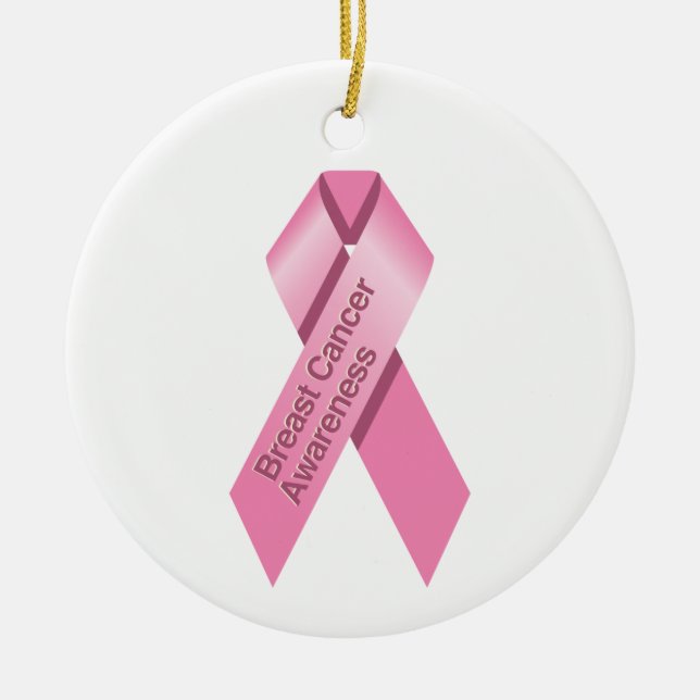Breast Cancer Awareness Ornament (Front)