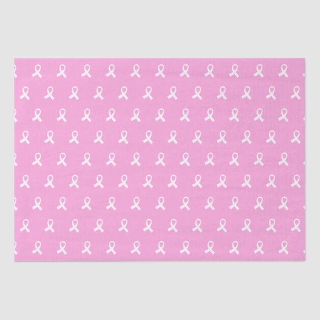Breast Cancer Awareness Pattern Tissue Paper (Front)