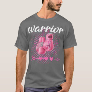 Breast Cancer Awareness Pink Boing Gloves Warrior  T-Shirt