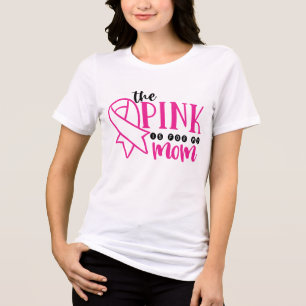 Breast Cancer Awareness Pink For My Mum Tri-Blend Shirt