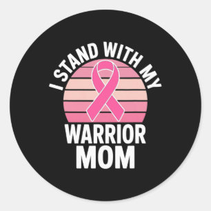 Breast Cancer Awareness Pink October. Breast Cance Classic Round Sticker
