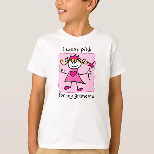 Breast Cancer Awareness: Pink Princess T-Shirt (Front)