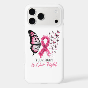 Breast Cancer Awareness Pink Ribbon Butterfly