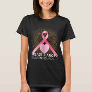 Breast Cancer Awareness Pink Ribbon Design T-Shirt