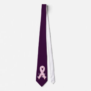 Breast Cancer Awareness Pink Ribbon Designs Tie