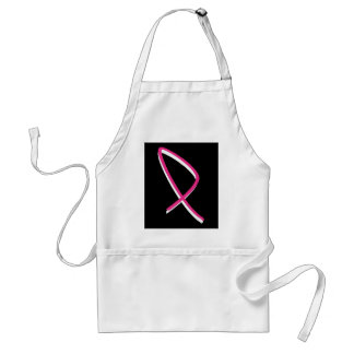 Breast Cancer Awareness Pink Ribbon I Standard Apron