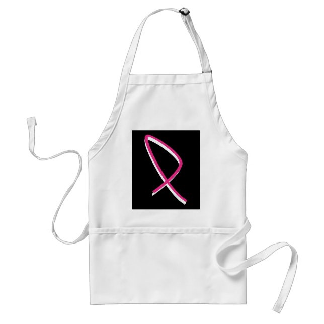 Breast Cancer Awareness Pink Ribbon I Standard Apron (Front)