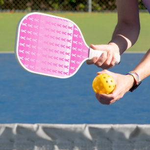 Breast Cancer Awareness Pink Ribbon Pickleball Paddle
