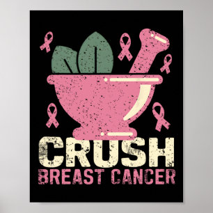 Breast Cancer Awareness Pink Ribbon Poster