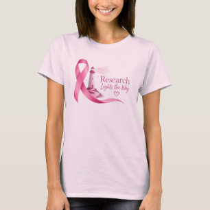 Breast Cancer Awareness Pink Ribbon Research T-Shirt
