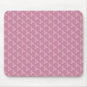 Breast Cancer Awareness Pink Ribbons Mouse Mat