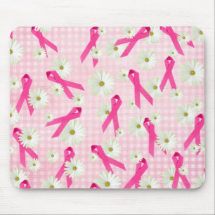 Breast Cancer Awareness pink ribbons Mouse Mat