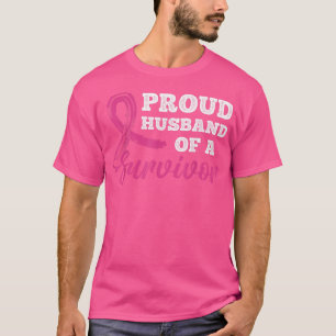 Breast Cancer Awareness Proud Husband Of A Survivo T-Shirt