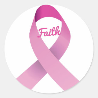 breast cancer awareness / quotes / support / gift  classic round sticker