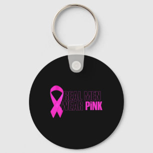 Breast Cancer Awareness Real Men Wear Pink Key Ring