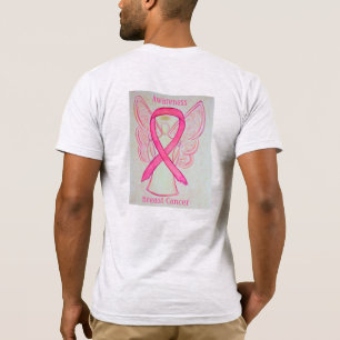 Breast Cancer Awareness Ribbon Angel Custom Shirts