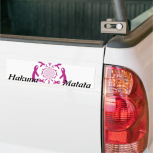 Breast Cancer Awareness  Ribbon Bumper Sticker