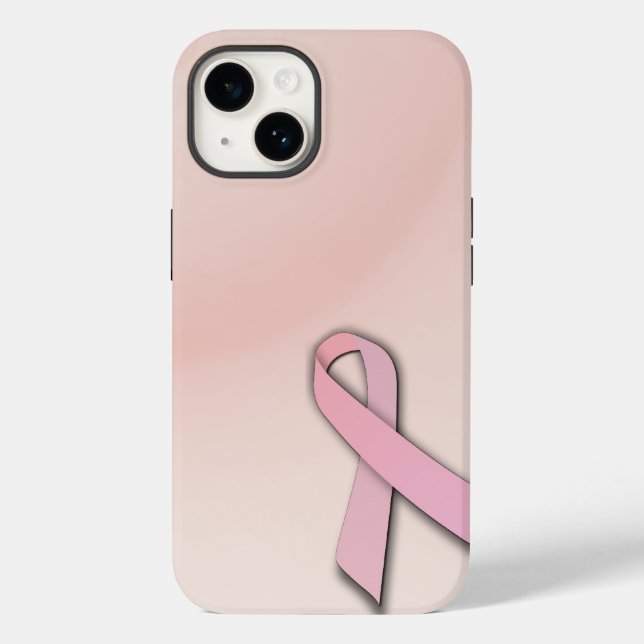 Breast Cancer Awareness Ribbon Case-Mate iPhone Case (Back)