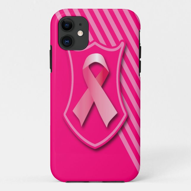 Breast Cancer Awareness Ribbon Case-Mate iPhone Case (Back)