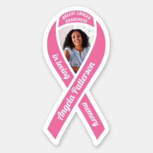 Breast Cancer Awareness Ribbon Memorial Photo