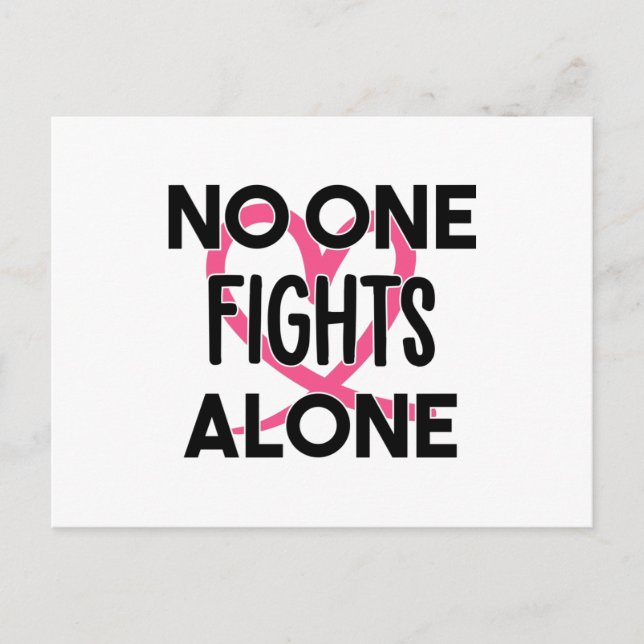 Breast Cancer Awareness Ribbon Postcard (Front)