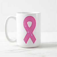 Breast Cancer Awareness Ribbon With Flower