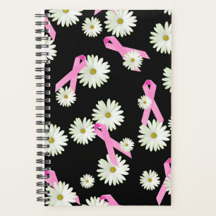 Breast Cancer Awareness Ribbons and Daisies   Planner