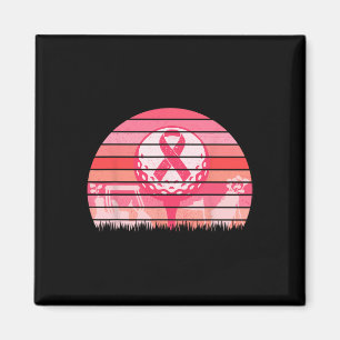 Breast Cancer Awareness Ribbons Golf Ball October  Magnet