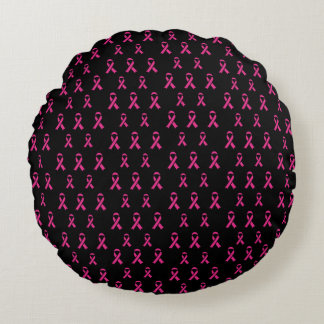 Breast Cancer Awareness Round Pillow