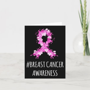 Breast Cancer Awareness Shirt Breast Cancer  Card