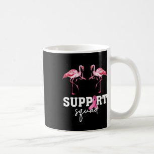 Breast Cancer Awareness Shirt Women Flamingo Suppo Coffee Mug