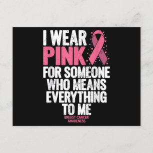 Breast Cancer Awareness Shirts for Family Breast C Enclosure Card