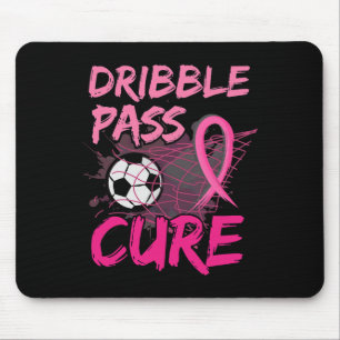 Breast Cancer Awareness Soccer Pink For Boys Kids Mouse Mat