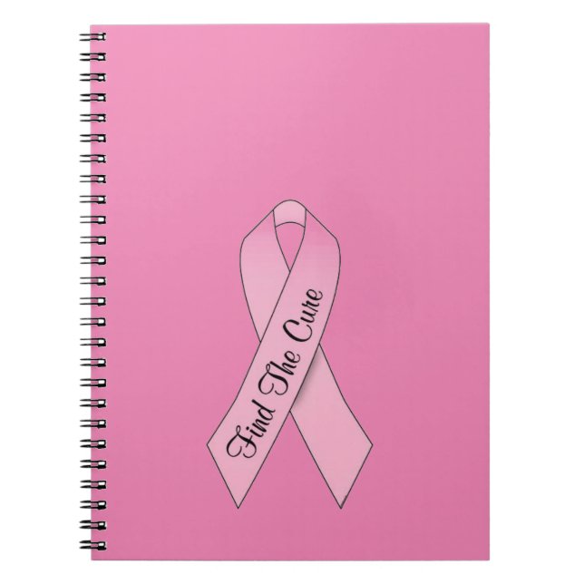 Breast Cancer Awareness Spiral Photo Notebook (Front)