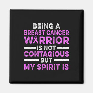 Breast Cancer Awareness Spirit Survivor Warrior  Magnet