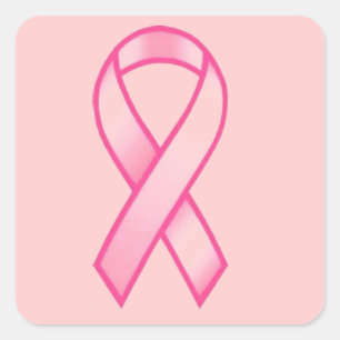 Breast Cancer Awareness Square Sticker