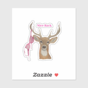 Breast cancer awareness sticker