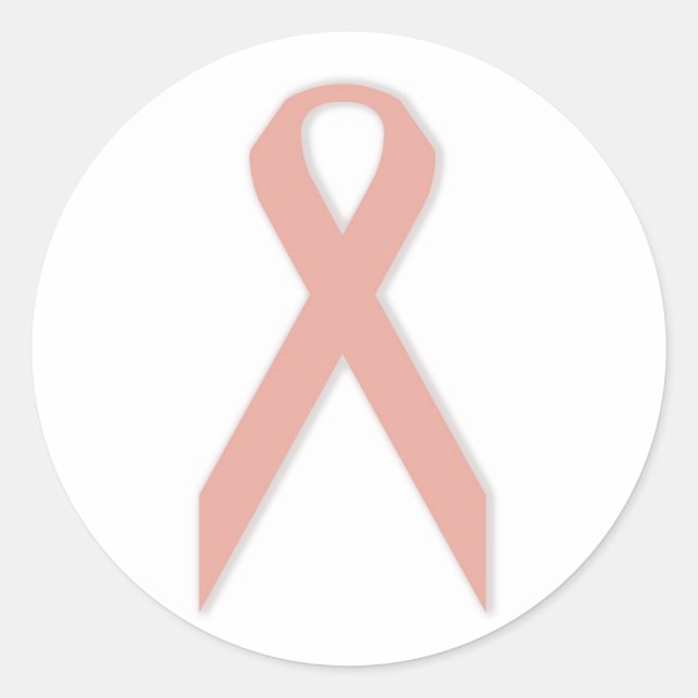 Breast Cancer Awareness Sticker Round (Front)