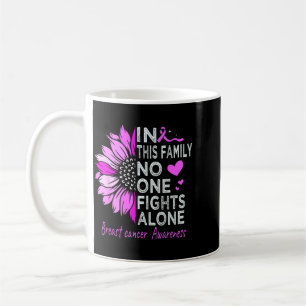 Breast Cancer Awareness Suower Support Breast Coffee Mug