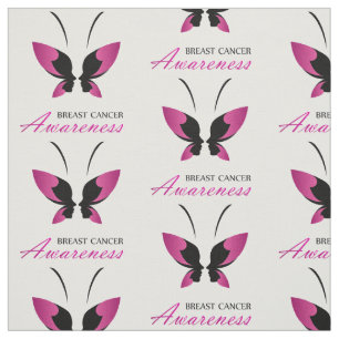Breast cancer awareness support fabric