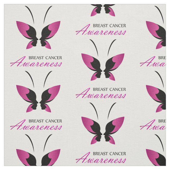 Breast cancer awareness support fabric (Swatch)