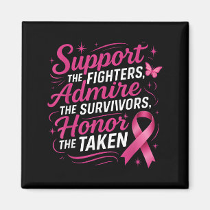Breast Cancer Awareness Support Fighters Admire Su Magnet